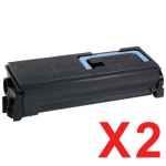2 x Non-Genuine TK-574K Black Toner Cartridge for Kyocera FS-C5400DN P7035CDN