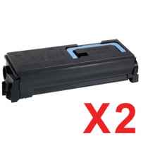 2 x Non-Genuine TK-574K Black Toner Cartridge for Kyocera FS-C5400DN P7035CDN