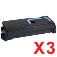 3 x Non-Genuine TK-574K Black Toner Cartridge for Kyocera FS-C5400DN P7035CDN