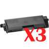 3 x Non-Genuine TK-584K Black Toner Cartridge for Kyocera FS-C5150DN