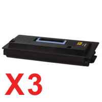 3 x Non-Genuine TK-715 Toner Cartridge for Kyocera KM-3050 KM-4050 KM-5050