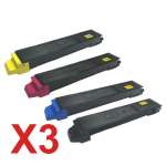 3 Lots of 4 Pack Non-Genuine TK-8119 Toner Cartridge Set for Kyocera M8124 M8130