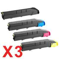 3 Lots of 4 Pack Non-Genuine TK-8309 Toner Cartridge Set for Kyocera TASKAlfa-3050ci 3550ci