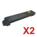 2 x Non-Genuine TK-8319K Black Toner Cartridge for Kyocera TASKAlfa-2550ci