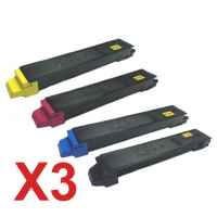 3 Lots of 4 Pack Non-Genuine TK-8319 Toner Cartridge Set for Kyocera TASKAlfa-2550ci