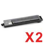 2 x Non-Genuine TK-8329K Black Toner Cartridge for Kyocera TASKAlfa-2551ci