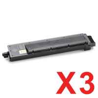 3 x Non-Genuine TK-8329K Black Toner Cartridge for Kyocera TASKAlfa-2551ci