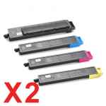 2 Lots of 4 Pack Non-Genuine TK-8329 Toner Cartridge Set for Kyocera TASKAlfa-2551ci