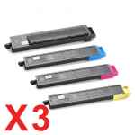 3 Lots of 4 Pack Non-Genuine TK-8329 Toner Cartridge Set for Kyocera TASKAlfa-2551ci