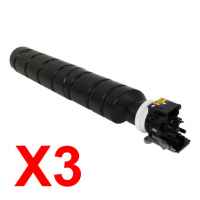3 x Non-Genuine TK-8339K Black Toner Cartridge for Kyocera TASKAlfa-3252ci