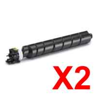 2 x Non-Genuine TK-8349K Black Toner Cartridge for Kyocera TASKAlfa-2552ci