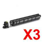 3 x Non-Genuine TK-8349K Black Toner Cartridge for Kyocera TASKAlfa-2552ci