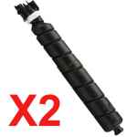 2 x Non-Genuine TK-8369K Black Toner Cartridge for Kyocera TASKAlfa-2554ci