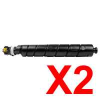 2 x Non-Genuine TK-8379K Black Toner Cartridge for Kyocera TASKAlfa-3554ci
