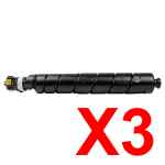 3 x Non-Genuine TK-8379K Black Toner Cartridge for Kyocera TASKAlfa-3554ci