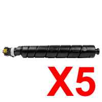 5 x Non-Genuine TK-8379K Black Toner Cartridge for Kyocera TASKAlfa-3554ci