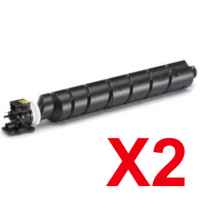 2 x Non-Genuine TK-8519K Black Toner Cartridge for Kyocera TASKAlfa-5052ci 6052ci