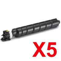 5 x Non-Genuine TK-8519K Black Toner Cartridge for Kyocera TASKAlfa-5052ci 6052ci