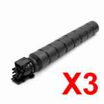 3 x Non-Genuine TK-8549K Black Toner Cartridge for Kyocera TASKAlfa-4054ci