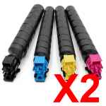 2 Lots of 4 Pack Non-Genuine TK-8549 Toner Cartridge Set for Kyocera TASKAlfa-4054ci