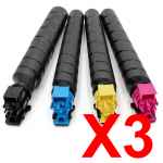 3 Lots of 4 Pack Non-Genuine TK-8549 Toner Cartridge Set for Kyocera TASKAlfa-4054ci