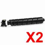 2 x Non-Genuine TK-8559K Black Toner Cartridge for Kyocera TASKAlfa-5054ci 6054ci 7054ci