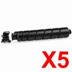 5 x Non-Genuine TK-8559K Black Toner Cartridge for Kyocera TASKAlfa-5054ci 6054ci 7054ci