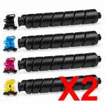 2 Lots of 4 Pack Non-Genuine TK-8559 Toner Cartridge Set for Kyocera TASKAlfa-5054ci 6054ci 7054ci