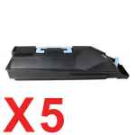 5 x Non-Genuine TK-859K Black Toner Cartridge for Kyocera TASKAlfa-400ci 500ci