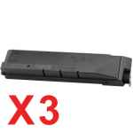 3 x Non-Genuine TK-8604K Black Toner Cartridge for Kyocera FS-C8650DN