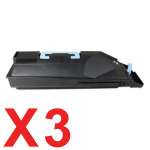 3 x Non-Genuine TK-884K Black Toner Cartridge for Kyocera FS-C8500DN