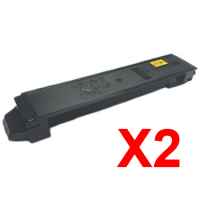 2 x Non-Genuine TK-899K Black Toner Cartridge for Kyocera FS-C8020MFP FS-C8025MFP