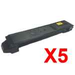 5 x Non-Genuine TK-899K Black Toner Cartridge for Kyocera FS-C8020MFP FS-C8025MFP