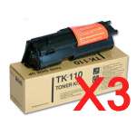 3 x Genuine Kyocera TK-110 Toner Cartridge FS-720 FS-820 FS-920 FS-1016MFP