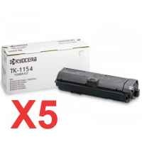 5 x Genuine Kyocera TK-1154 Toner Cartridge P2235