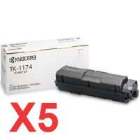 5 x Genuine Kyocera TK-1174 Toner Cartridge M2040 M2540 M2640