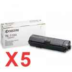 5 x Genuine Kyocera TK-1184 Toner Cartridge M2635 M2735