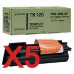 5 x Genuine Kyocera TK-120 Toner Cartridge FS-1030D FS1030D