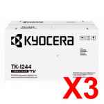3 x Genuine Kyocera TK-1244 Toner Cartridge MA2000