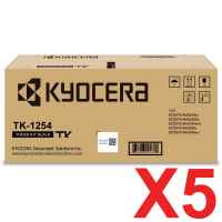 5 x Genuine Kyocera TK-1254 Toner Cartridge PA3500