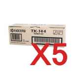 5 x Genuine Kyocera TK-144 Toner Cartridge FS-1100 FS1100