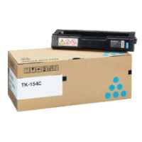 1 x Genuine Kyocera TK-154C Cyan Toner Cartridge FS-C1020MFP