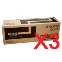 3 x Genuine Kyocera TK-174 Toner Cartridge FS-1320D FS-1370DN