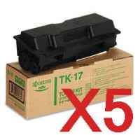 5 x Genuine Kyocera TK-17 Toner Cartridge FS-1000 FS-1010