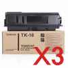 3 x Genuine Kyocera TK-18H Toner Cartridge FS-1020D FS-1118MFP