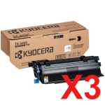 3 x Genuine Kyocera TK-3404 Toner Cartridge PA4500 MA4500
