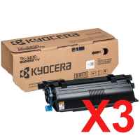 3 x Genuine Kyocera TK-3404 Toner Cartridge PA4500 MA4500