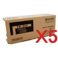 5 x Genuine Kyocera TK-354 Toner Cartridge FS-3040MFP FS-3540MFP