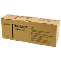 1 x Genuine Kyocera TK-500Y Yellow Toner Cartridge FS-C5016N
