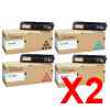 2 Lots of 4 Pack Genuine Kyocera TK-5144 Toner Cartridge Set P6130 M6030 M6530